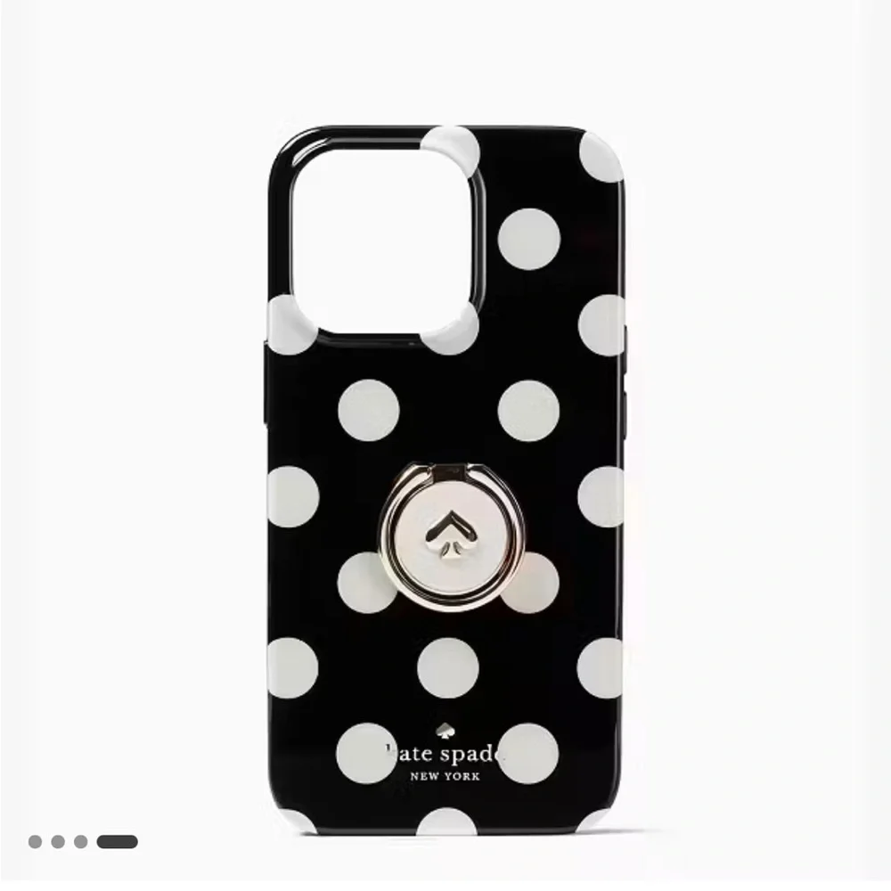 NIB Kate Spade Ring And Dot Resin iPhone 13 Pro Case